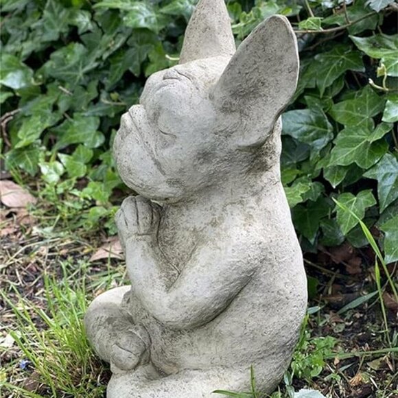 New Meditating Bulldog Statue - Picture 3 of 4